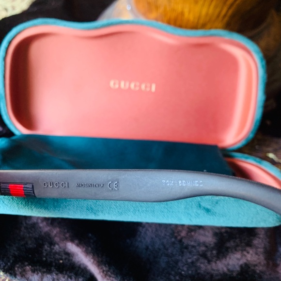 Authentic GUCCI 59mmPilot Acetate logo sunglasses - Picture 11 of 14